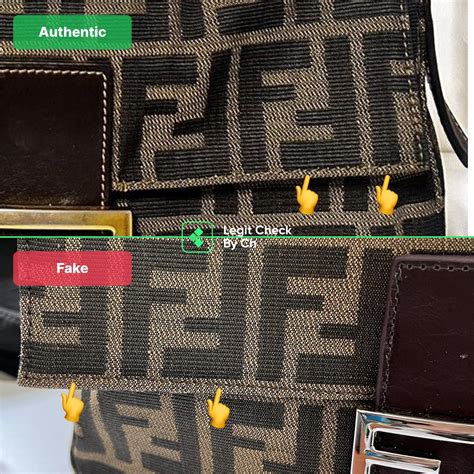 fendi fake vs real|how to authenticate fendi bag.